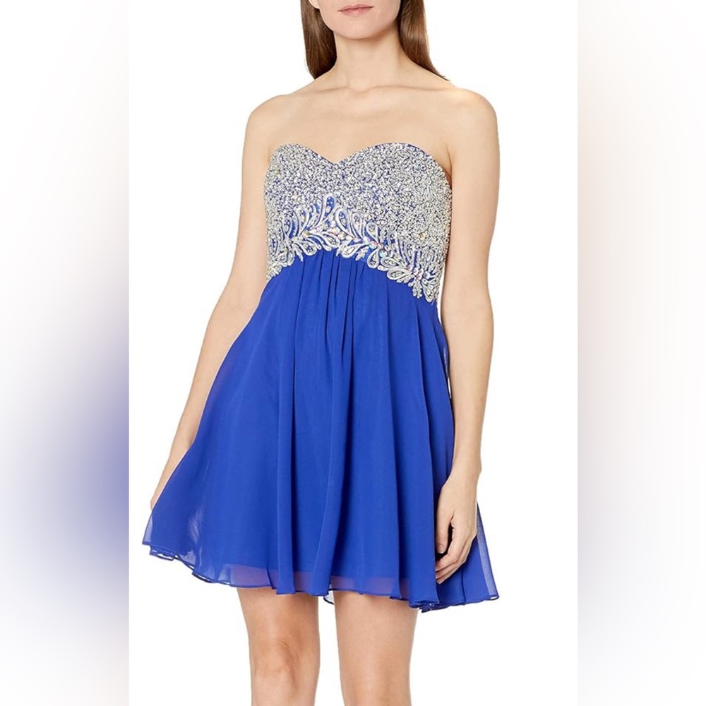 Decode 1.8 Strapless Beaded Dress Size 6